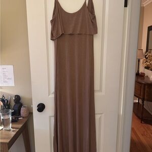 Tobi Mocha Brown Maxi Dress